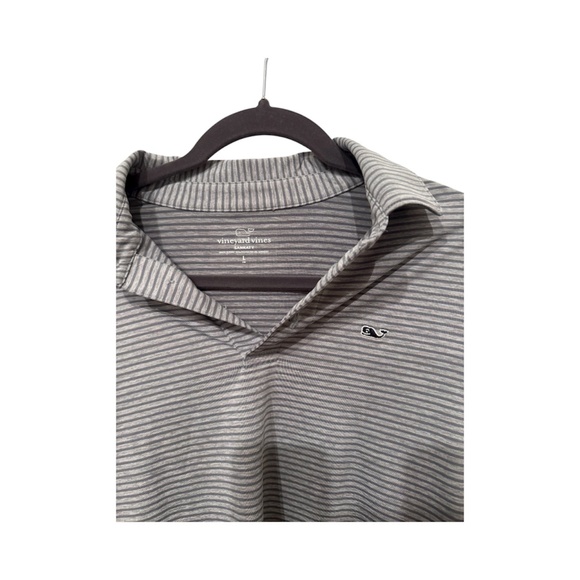 Vineyard Vines Boys' Performance Bradley Stripe Sankaty Polo - Picture 4 of 7
